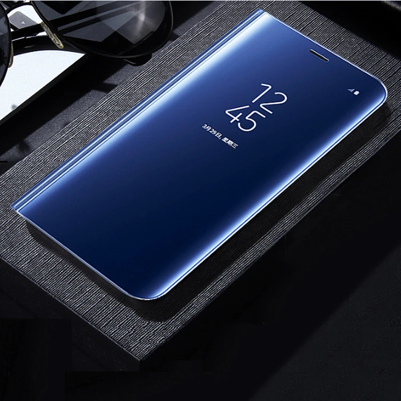 Чехол-книжка Smart View mi rror для Xiaomi mi 6 8 SE mi 5X A1 6X A2 mi Note 3 Pocophone F1 глобальная версия mi 6 mi 8 SE