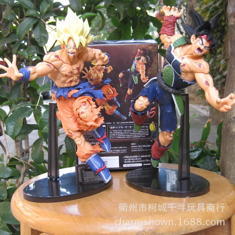 

23cm Dragon Ball Z Resurrection F Super Saiyan Son Gokou Action Figure PVC Collection figures toys for christmas gift brinquedos