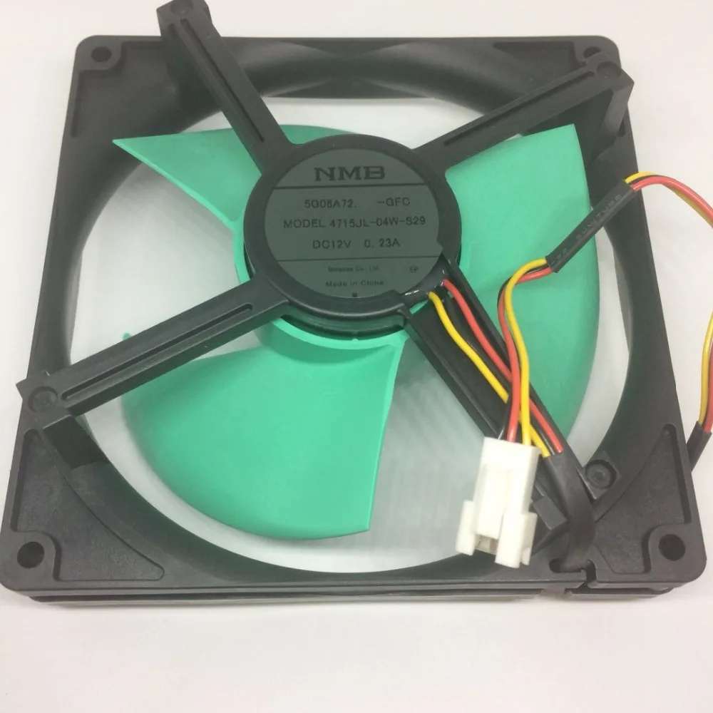 Трехпроводный вентилятор холодильника NMB модель 4715JL 04W S29 12 В 0 23 А|refrigerator fan|fan 12vnmb