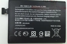 100% Original Replacement Battery For Nokia BV-5QW BV5QW Lumia 930 2420mAh