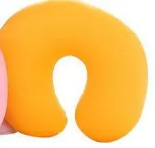 1 шт. u-образная Ортопедическая подушка для сна для тела, подушка для пены памяти, подушка для шеи, u-образная повозка подголовника, мягкие подушки для путешествий - Цвет: Оранжевый