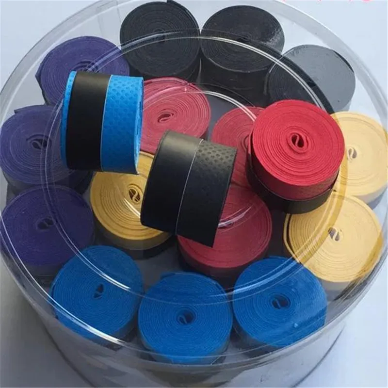2 قطعة مكافحة للانزلاق العرق تنس مضرب الشريط استيعابها الأغطية مضرب كرة الريشة OverGrip الصيد Skidproof الفرقة قبضة