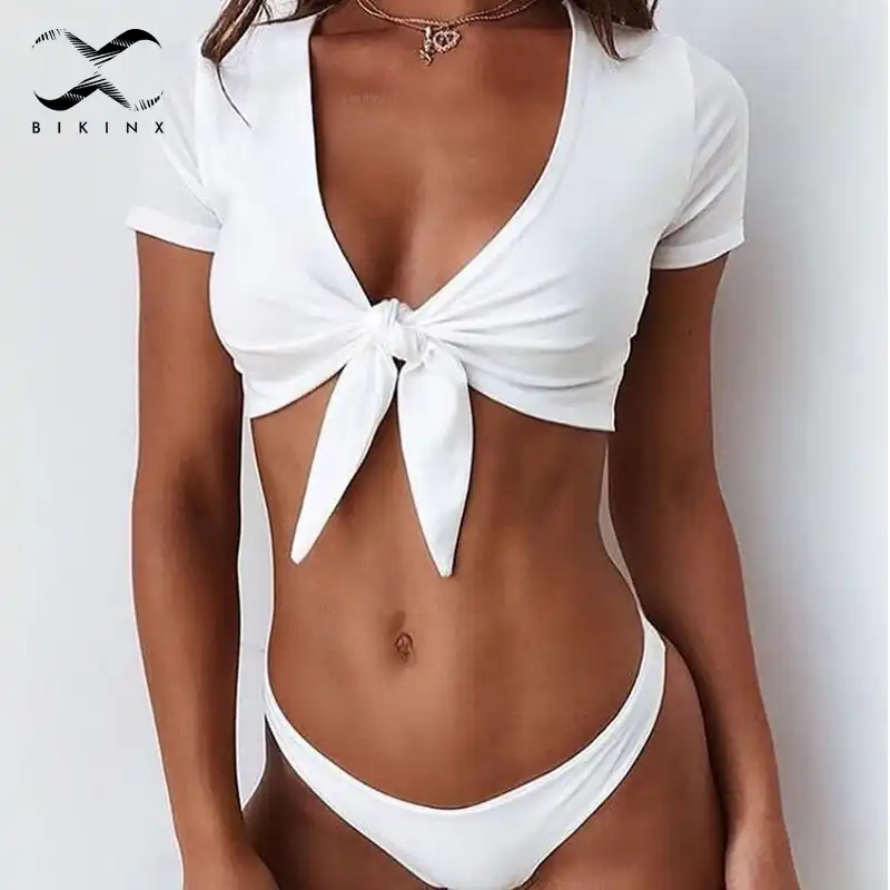 crop top bikini set