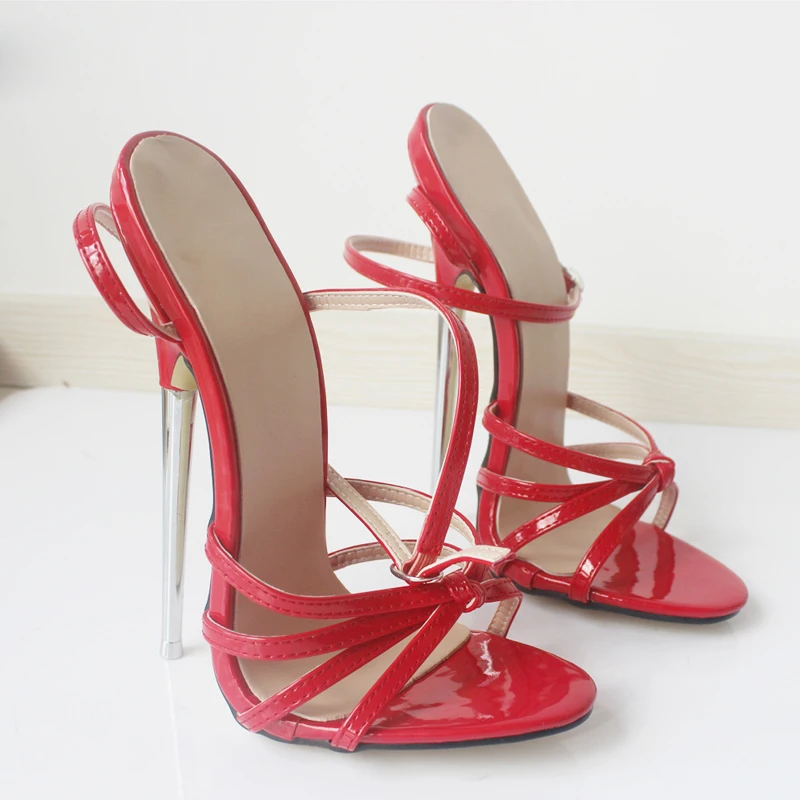 Fetish-GiaroSlick-New-2016-Fashion-Ankle-Strap-Pointed-Toe-Women-Shoes-Metal-Thin-Heels-High-Heeled (1)