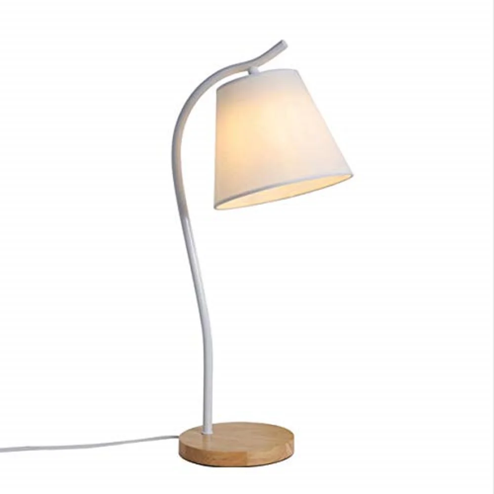 

Bedroom Lamp Modern Nordic E27 Screw Bulb Table Lamp Desk Lamp with Protect Eyes Perfect for Study Bedroom Living Room Dormitory