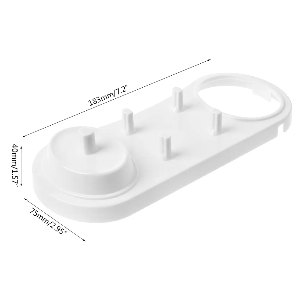 Держатель для электрической зубной щетки для ванной комнаты, подставка для 4 щеток и 1 зубная щетка и 1 зарядное устройство