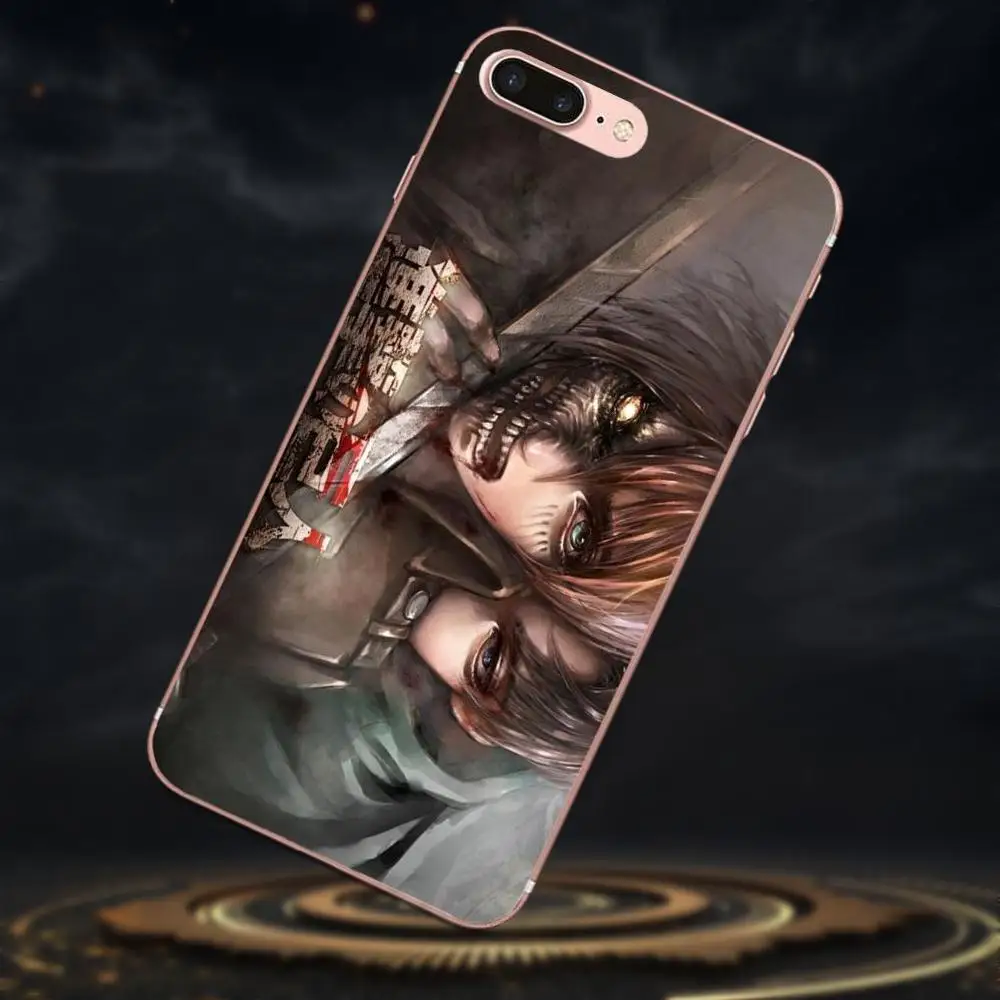 Soft TPU Case Coque Cover For Sony Xperia Z Z1 Z2 Z3 Z4 Z5 compact Mini M2 M4 M5 T3 E3 E5 XA XA1 XZ Premium Attack On Titan 1