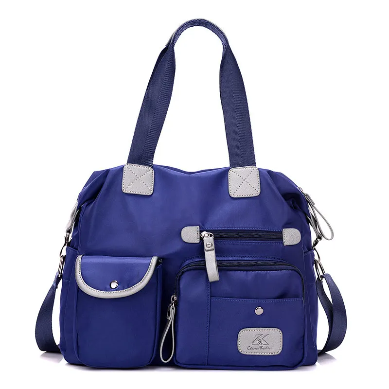 JXSLTC нейлоновые водонепроницаемые повседневные женские сумки-мессенджеры модные женские сумки через плечо высококачественные дизайнерские Брендовые женские сумки на плечо - Цвет: Синий
