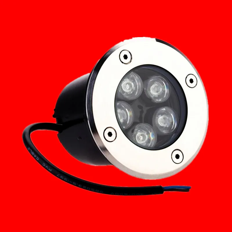 

Free shipping 5W IP68 CE RoHS AC85-260V/DC12V Recessed Lighting Outdoor Lamp LED Spot Floor Garden Yard LED Underground light