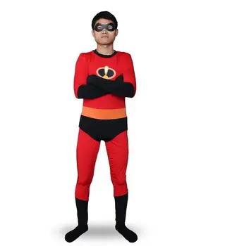 

The Incredibles 2 Elastigirl Family Costume Spandex Halloween Party Adult Kids Superhero Cosplay Zentai Suit Jumpsuit Bodysuit