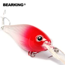 Retail 2016 good fishing lures minnow,shad quality professional hard baits 8cm/14g,bearking HOT MODEL penceilbait crankbait