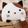 Lindo de algodón suave redondo de juguete de felpa de muñeca de gato de juguete relleno almohada de algodón de dibujos animados Animal almohada para dormir regalo de cumpleaños ► Foto 3/6