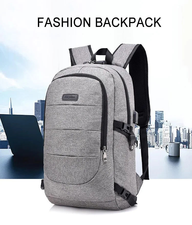 Модный мужской рюкзак, 15,6 дюймов, Usb зарядка, защита от кражи, рюкзак для ноутбука, больше, школьный рюкзак, женские дорожные сумки, мужские