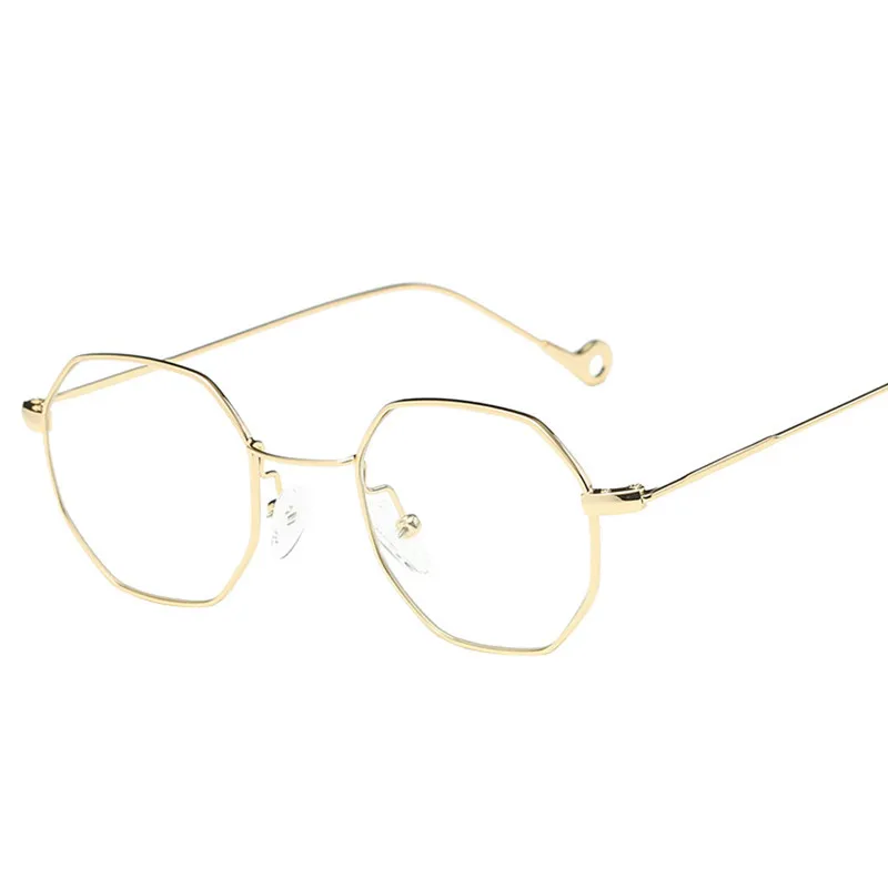Womens Men Fashion Metal Irregularity Frame Glasses Brand Classic Sunglasses gafas de sol mujer H35 (20)