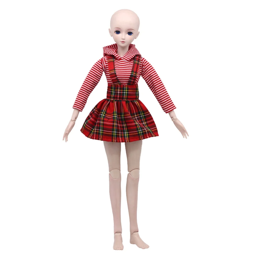 BJD Одежда для куклы платье для девочки подходит 60 см 1/3 BJD кукла модная плиссированная юбка \ рубашка \ вязаный кардиган игрушки подарок - Цвет: picture 8