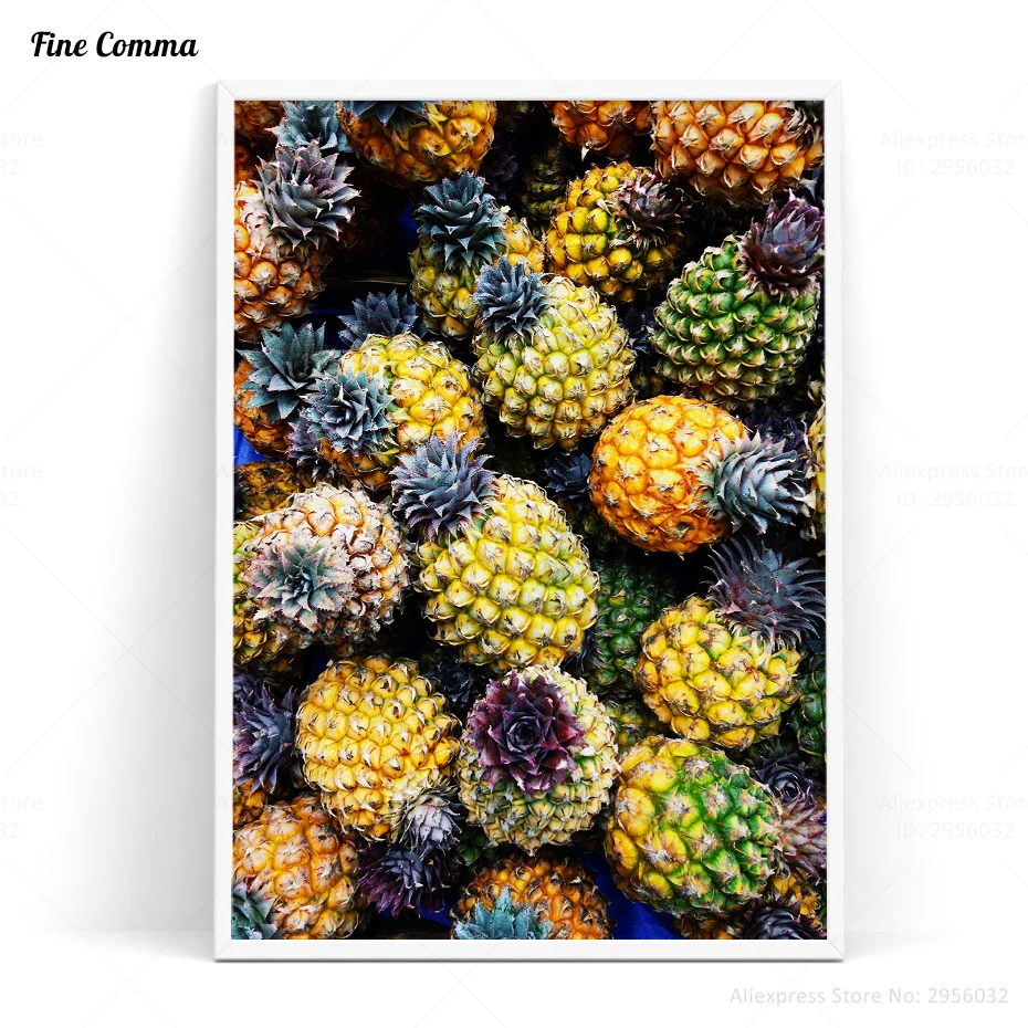 

Colorful Ananas Posters and Prints Scandinavian Decor Nordic Art Poster Wall Picture for Living Room Wall Art Canvas Print