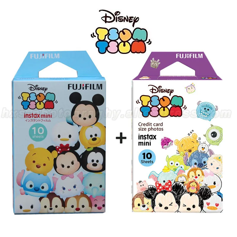 2 Packs Genuine Fujifilm Instax Mini Film Tsum Tsum For Fuji Instax mini 9 8 7s 25 50 90 SP1 SP2 Instant Camera Photo Film Paper 2 Packs Genuine Fujifilm Instax Mini Film Tsum Tsum For Fuji Instax mini 9 8 7s 25 50 90 SP1 SP2 Instant Camera Photo Film Paper