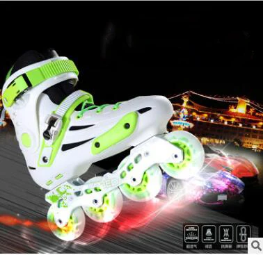 الكبار أحذية التزلج مستقيم زلاجات دوارة الكبار الرجال النساء المهنية حذاء مسطح مضمنة المهنية أحذية رياضية