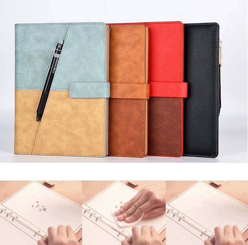 

Drawing Erasable A5 Notebook Leather Reusable Smart Notepad School Office Gift