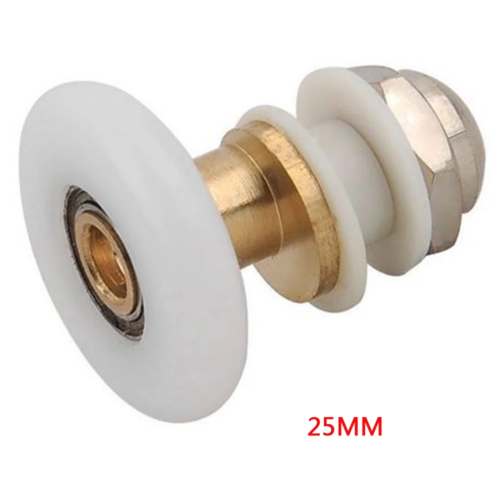 

Roller Sliding Door Wheel Durable Easy Glide Washroom Glass Rollers Waterproof Alloy Shower Door Wheel Bathroom