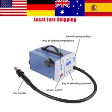 1000 Вт 220 В Горячая воздушная паяльная станция терморегул светодиодный тепловой пистолет для пайки горячего воздуха сушилка для BGA IC инструмент для распайки Лидер продаж