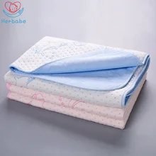 Herbabe, пеленки для детей, пеленальный коврик, 4 слоя, хлопок, Детские Водонепроницаемые пеленки, пеленки для детей, пеленки для игр, детские тканевые пеленки, Новинка