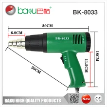 450 Вт горячий воздушный паяльник для ремонта мобильного телефона BAKU BK-8033 Горячего Воздуха Пластиковый сварочный пистолет