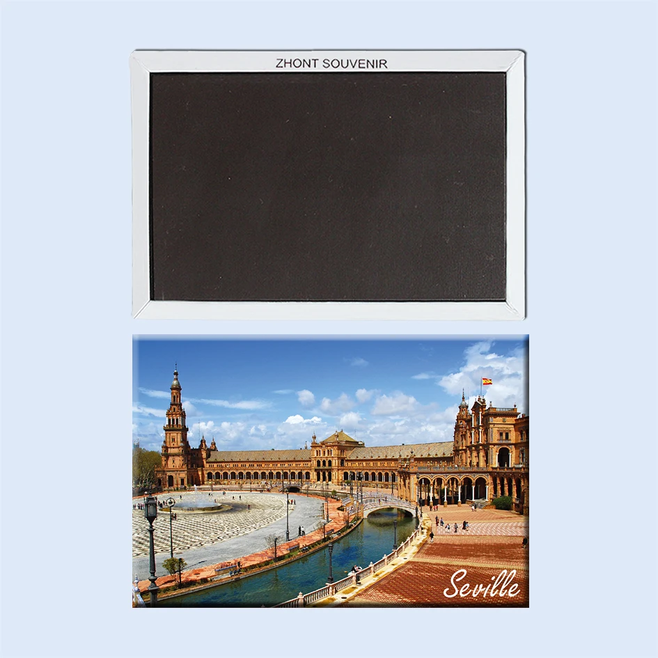 

The United States seville The city landscape gifts for friends 22666 Magnetic refrigerator ,Souvenirs of Tourist Landscape