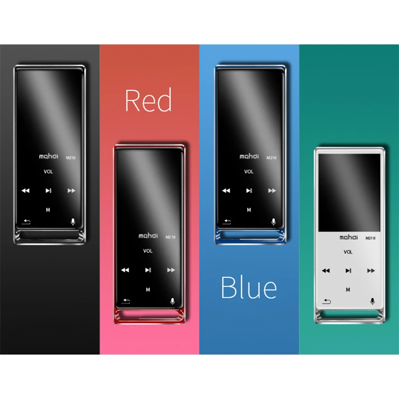 Mahdi M210 16GB luetooth MP3 Player Pedometer Sports CNC Metal Lossless HiFi Fever Music Player Portable Player FM Radio