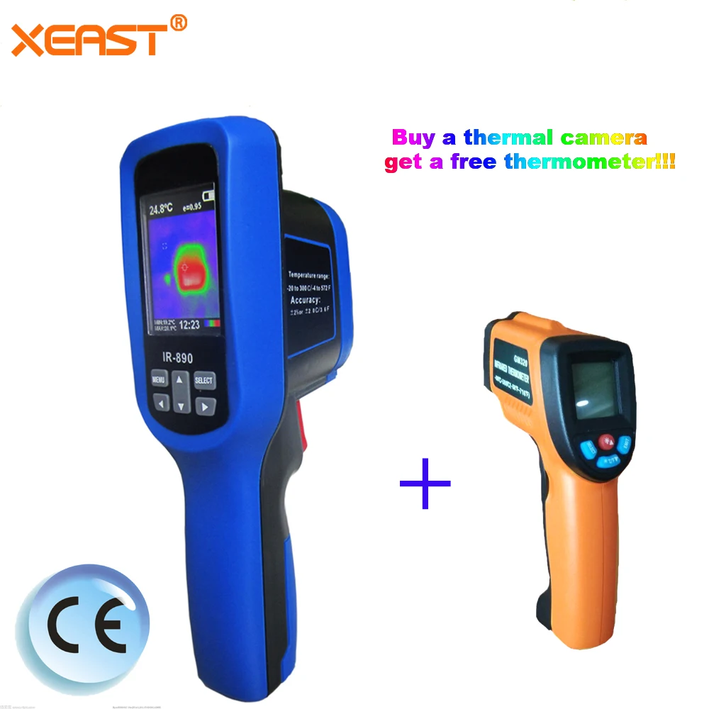 Xeast 2.4 inch Color Screen Handheld Thermal Camera Thermal Imaging