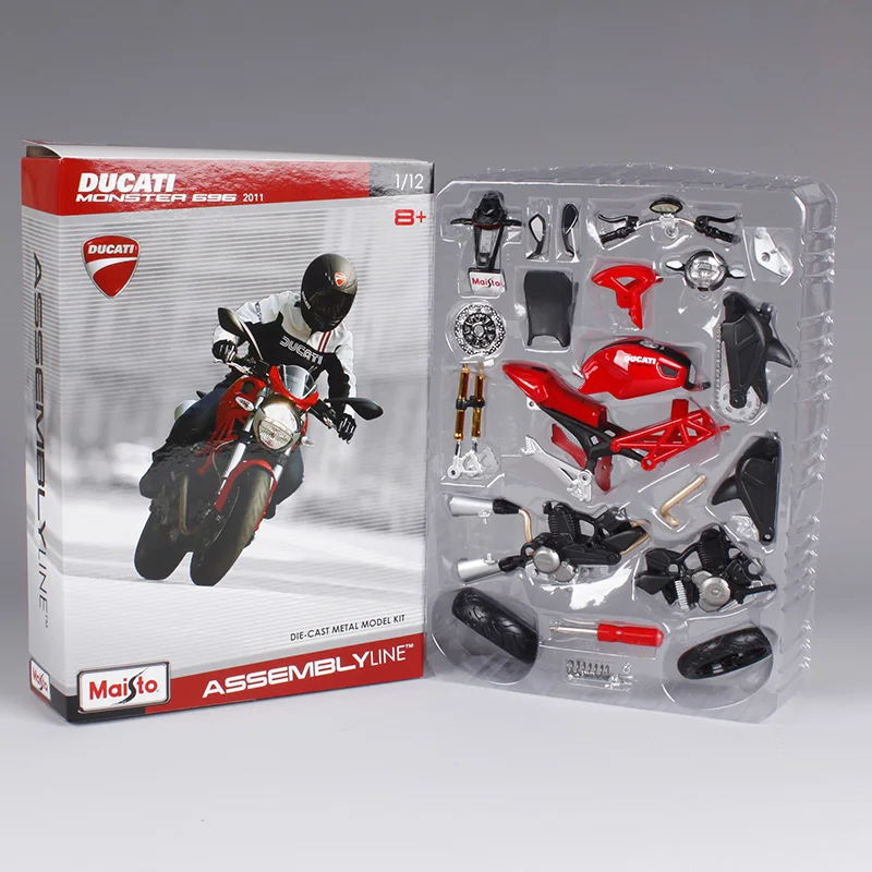 Maisto 112 Monster 696 2011 motorcycle diecast metal model kits for