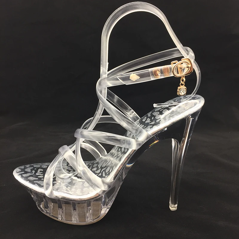 Summer Platform sexy clear pvc strappy sandals Shoe for stripper pole dance Women Large Size High heel Big Pump Lady female Plus Summer Platform sexy clear pvc strappy sandals Shoe for stripper pole dance Women Large Size High heel Big Pump Lady female Plus