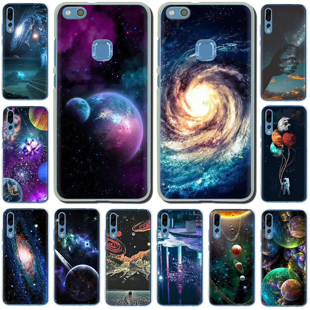 

Starry Space Hard Phone Cover Case for Huawei Honor play 10 8C 8X 8 9 Lite 7C 7X 6A 7A 6C Pro