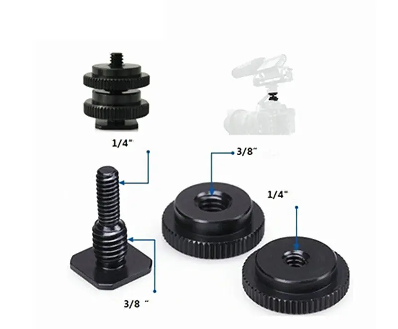 LOTS CAMERA TRIPOD LATFORM SCREW STAND 1/4` TO 3/8` CONNECTION A1525 | Электроника