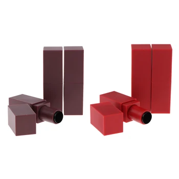 

3x 12.1mm Empty Lipstick Tube Lip Balm Container DIY Cosmetic Makeup Tubes
