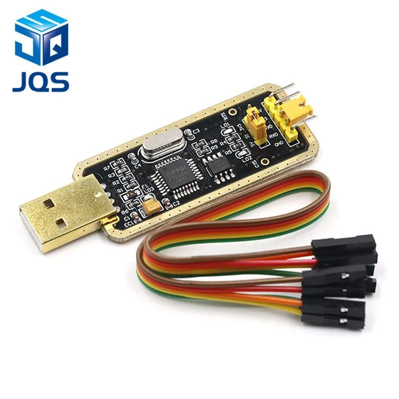 USB 2.0 to TTL UART Module 5pin Serial Converter CP 2102 STC 5pin Cables ert