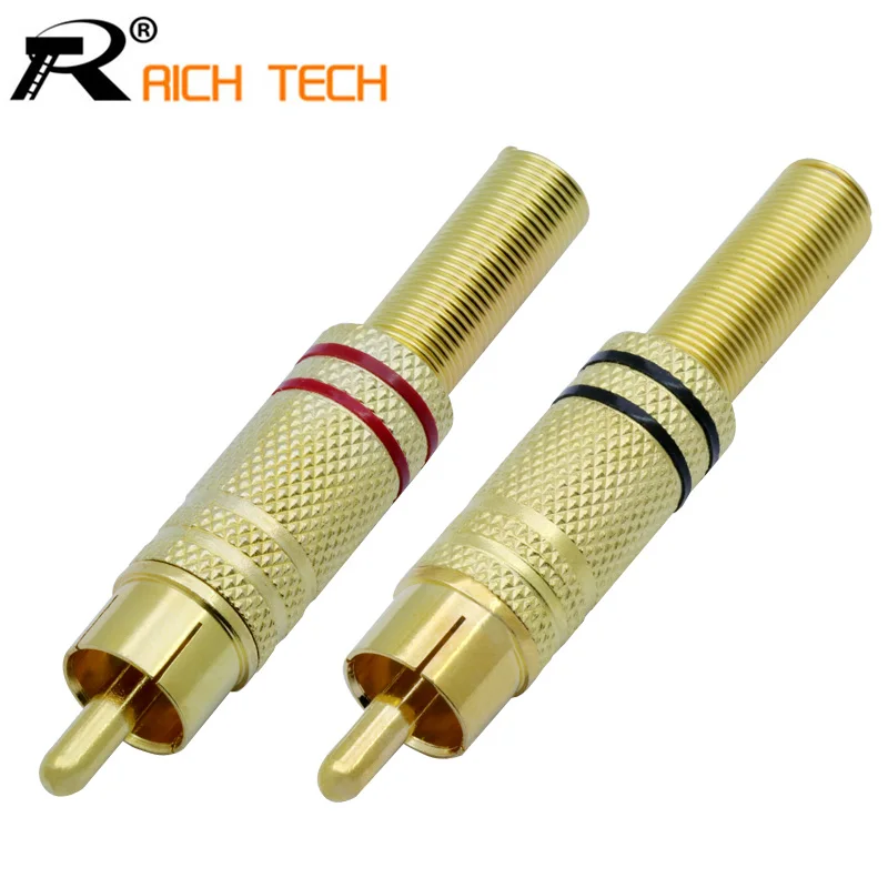 Buy RCA Connector DELUXE SUPER QUALITY RCA GOLD PLATE