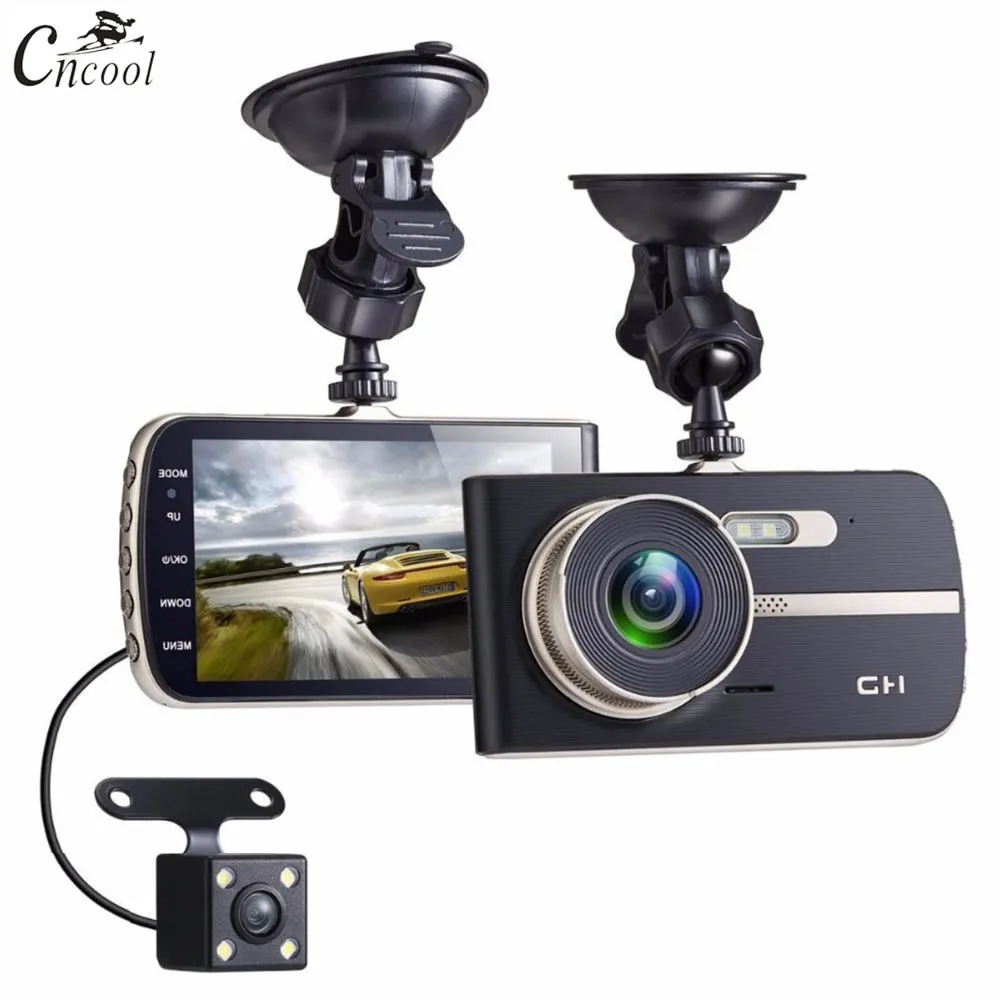 

Cncool IPS 4.0" WDR 1080P Car DVR Dash Camera Dash Cam G Sensor Adas Motion Detection Auto Parking Guard Car Camera Recorder