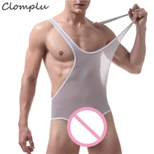 Clomplu Shaper одна деталь Cut Out облегающий костюм, Утягивающее нижнее белье для мужчин s Бесшовные Корректирующее белье серый красные, синие черный купальник для