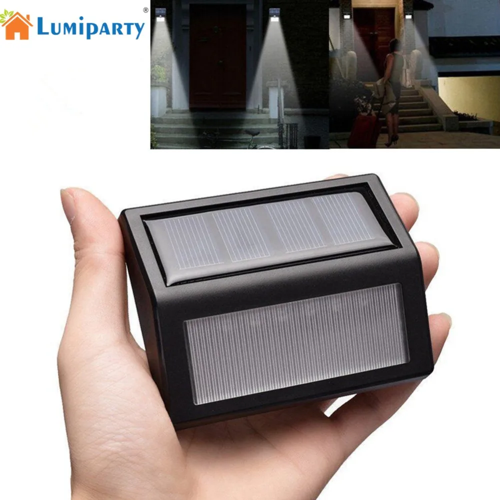 LumiParty 6 бусин Светодиодная лампа на солнечных батареях с датчиком света