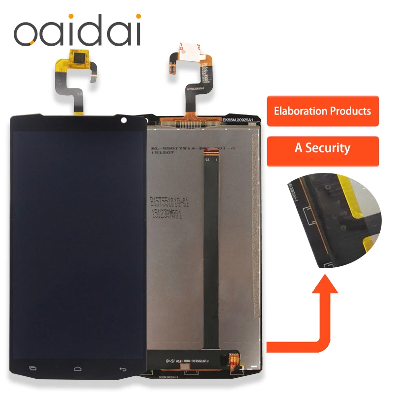 Original For Oukitel K10000 LCD Display Touch Screen Mobile Phone Lcds Digitizer Assembly Replacement Parts With