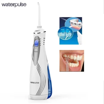 

Free shipping Travel Oral Irrigation Cleaner Floss 240ML 4 Tips Dental Flosser USB Rechargeable Battery Water Teeth