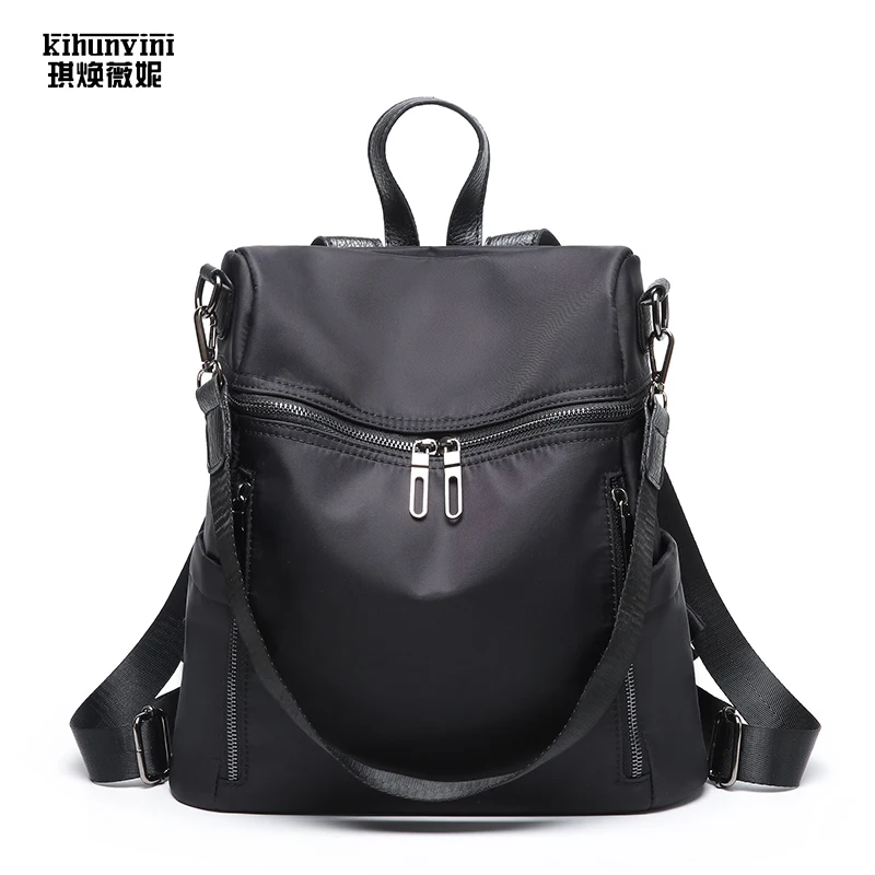 Casual women backpack girls bookbag fashion backpacks women soild