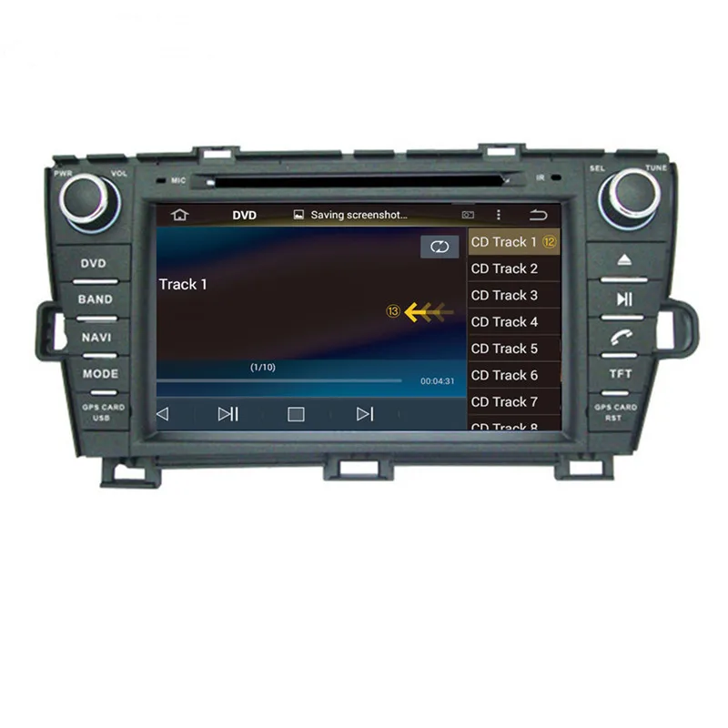 Excellent Ectwodvd Octa Core/Quad Core 4G/2G Android 9.0 Car Multimedia DVD Player for Toyota PRIUS right driving 2009- Radio+GPS 18