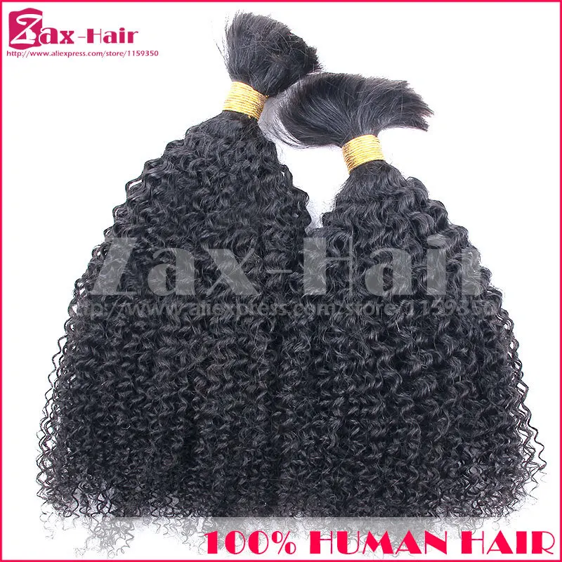 Hot Sale Hair Bulk Top Quality Kinky Curly Bulk Hair For Braiding 100