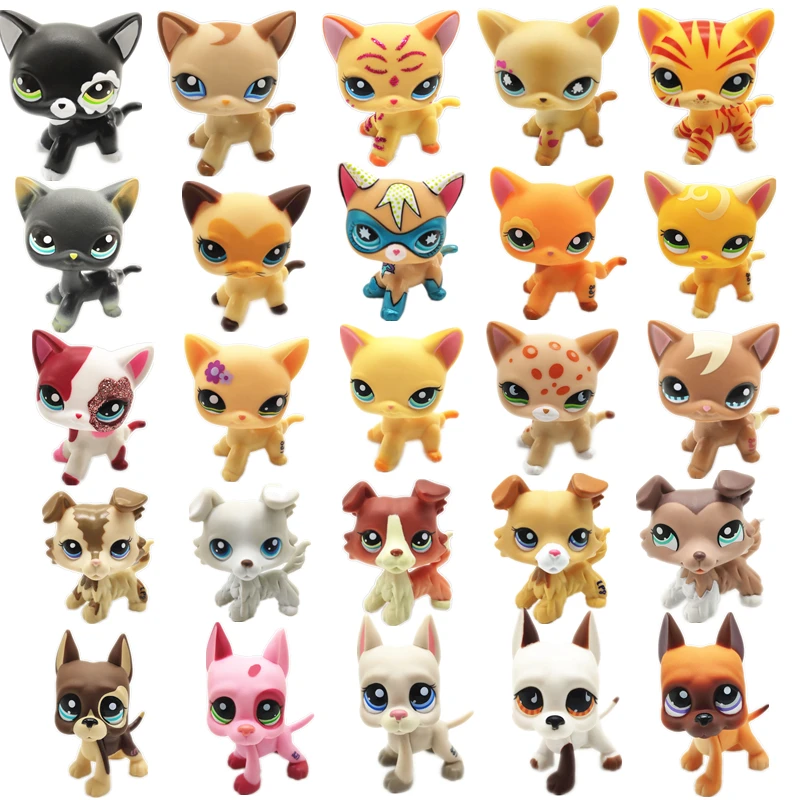 Новинка игрушка Lps Pet Shop короткополосатый Кот кокер спаниель немецкий дог фигурка