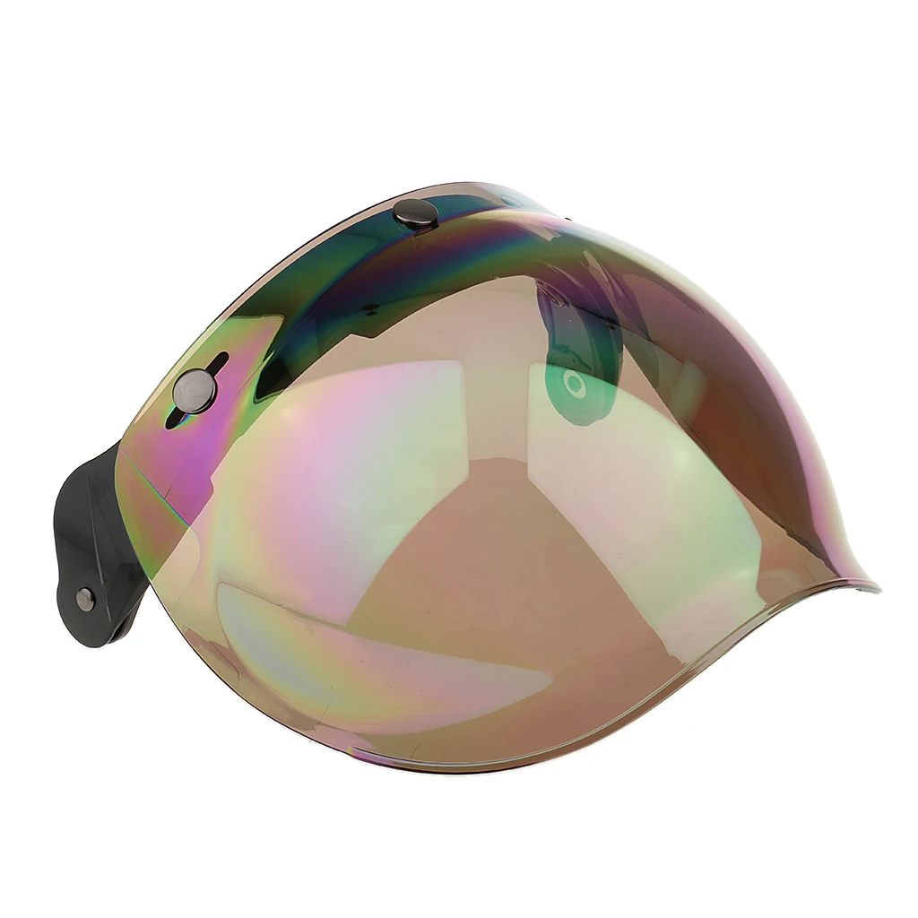 Universal Flip up Lens Bubble Visor Full Face Shield Mask Wind Protector 4 Colors For Retro Motorcycle Helmet Moto Capacete  