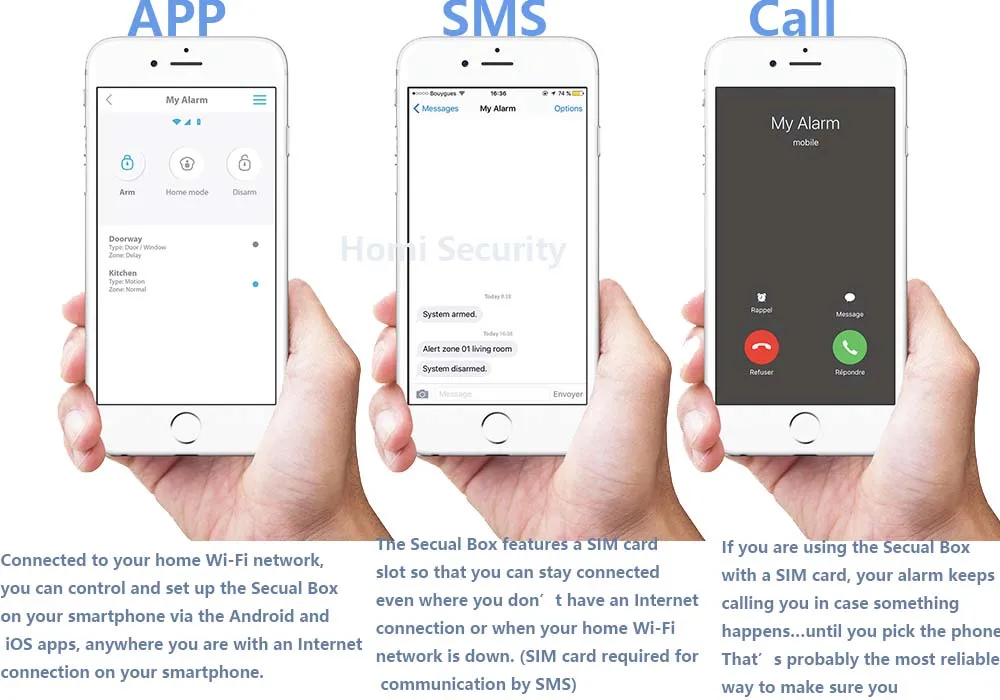APP SMS call