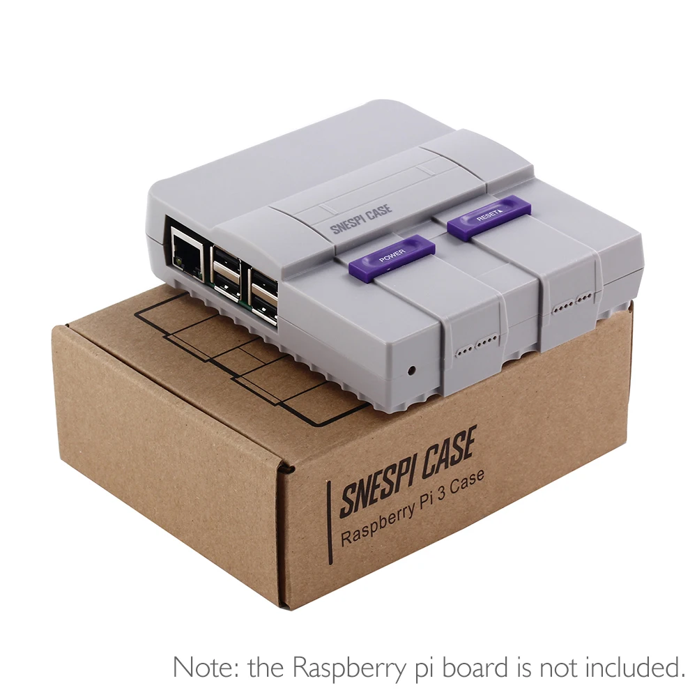 Raspberry Pi 3 Model B + SNESPi NESPi чехол/Mini NES Style чехол для Pi|Аксессуары демонстрационных