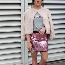 Женская модная однотонная вязаная накидка пончо из натурального кроличьего меха, женская вязаная накидка из натурального меха, шали, верхняя одежда, пальто